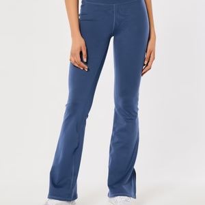 GILLY HICKS RECHARGE HIGH-RISE SPLIT-HEM KICK FLARE PANTS